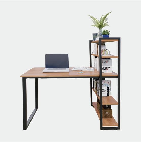 Bàn làm việc có giá để đồ