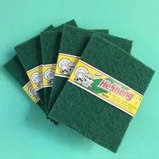 Nhám rửa chén bát 13x17cm-xanh lá