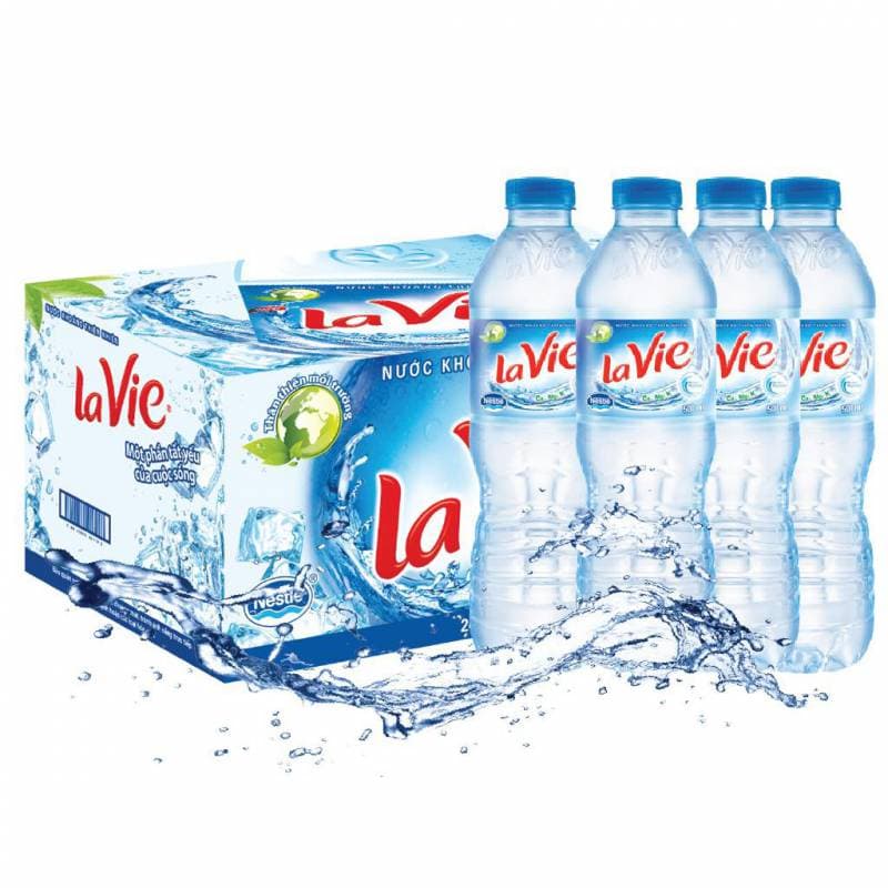 Nước khoáng Lavie 500ml (24 chai/thùng)