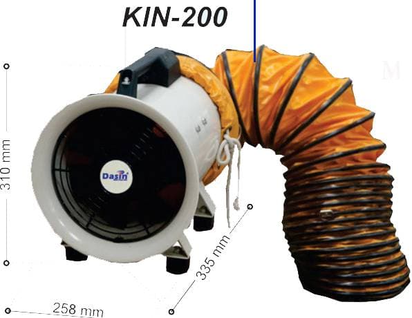 Quạt hút công nghiệp Dasin KIN-200 - Image 1