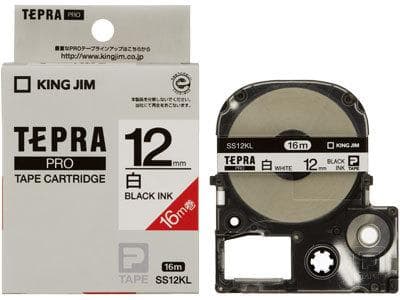 Băng nhãn Tepra Pro 12mm- trắng - Image 1