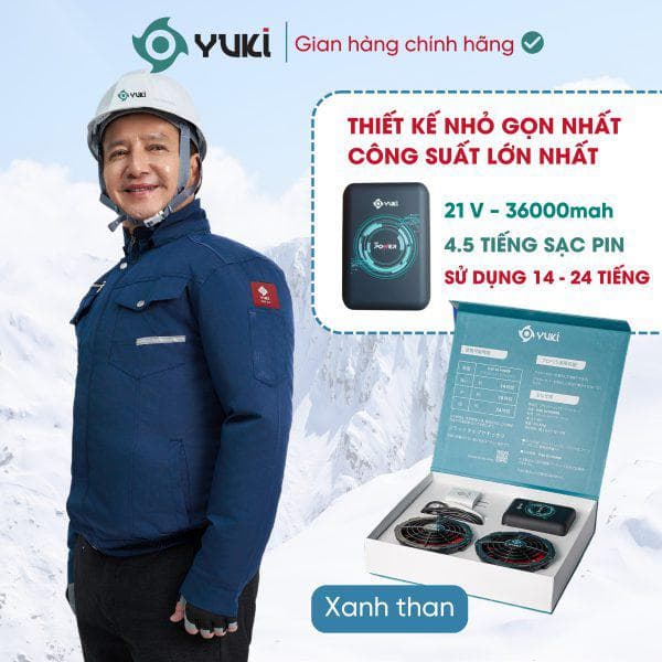 Áo điều hòa YUKI SO POWER 3600mAh - Image 1