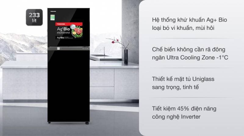 Tủ lạnh Toshiba Inverter 233 lít GR-A28VM - Image 1