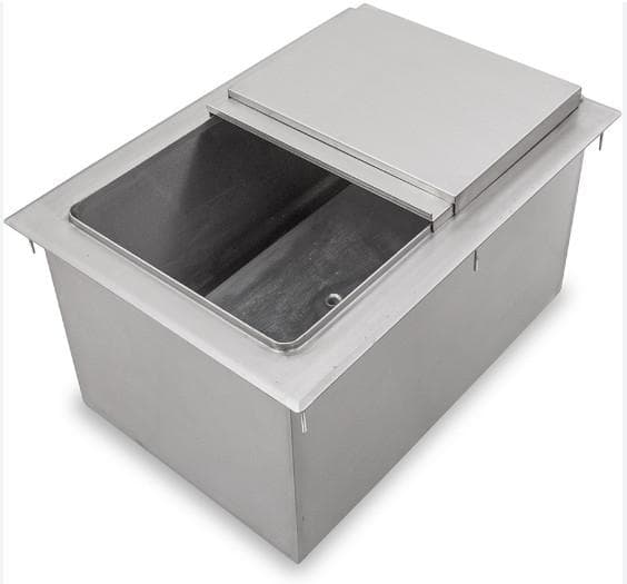 Thùng đá đa năng Inox - nắp lùa